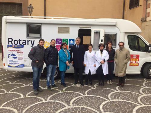  La prevenzione in piazza col Rotary